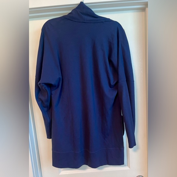 Pact Organic Cotton Open Cardigan Soft Neutral Cozy Layer M/L - Picture 2 of 6